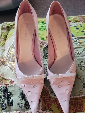 Vintage Steve Madden Point Toe Pumps in Delicate Light Pink SZ 39